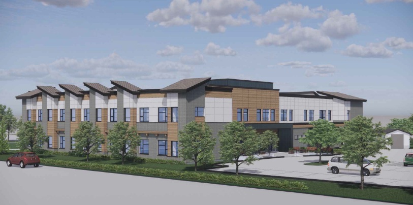 Architectural rendering of Persons With Developmental Disabilities (PDD) Residential Housing