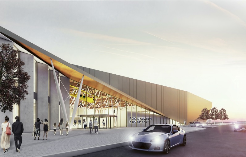 Royal Aviation Museum of Canada — architectural rendering